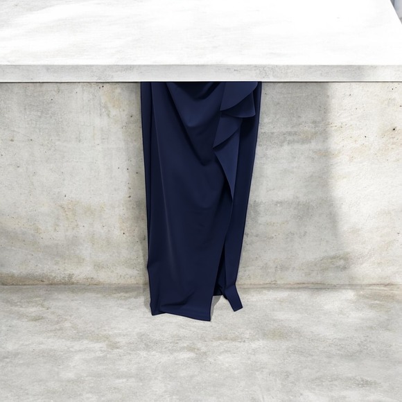 Navy Chiara Boni Gown-New with tags - Picture 2 of 6